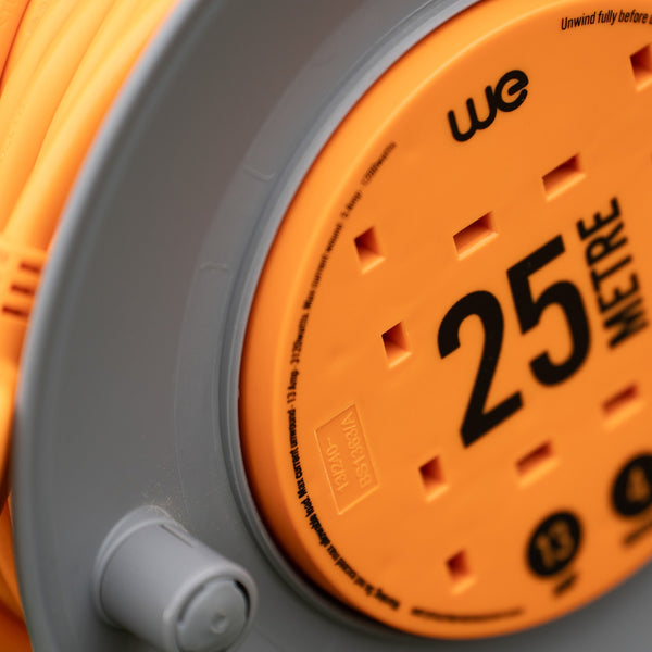 Westminster Electrical 3 Gang Cassette Reel | 5 Metre Cable length.