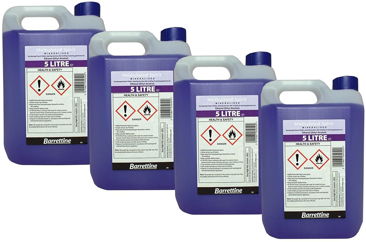 Barrettine Mineralised Methylated Spirit - 5L - UK BUSINESS SUPPLIES