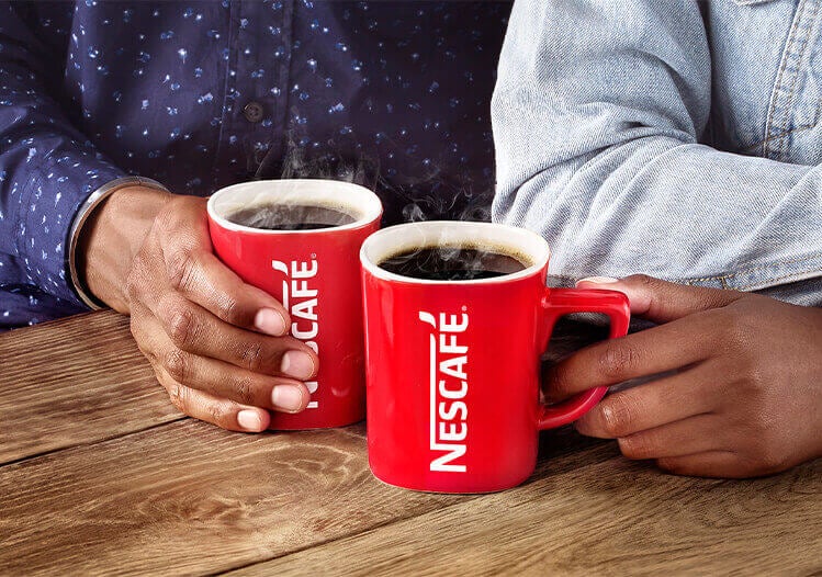 Nescafé Iconic Stylish Modern Red Tea & Coffee Mug