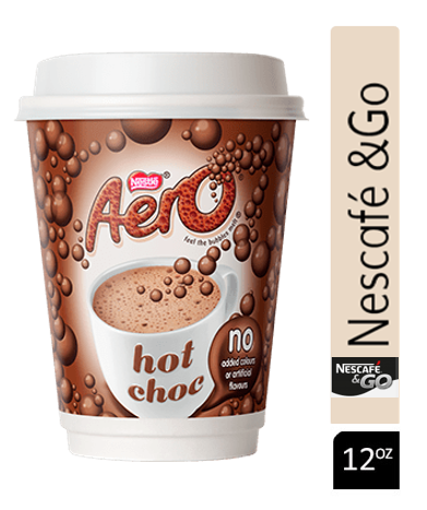 Nescafe &Go Aero Hot Chocolate 8 x 12oz Cups