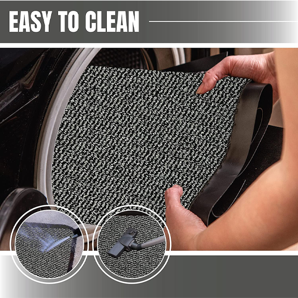 Fixtures Barrier Doorway Door Floor Mat 40cm x 60cm Grey - UK BUSINESS SUPPLIES