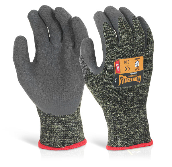 Glovezilla Latex Palm Coated Glove Green XL (One Pair)