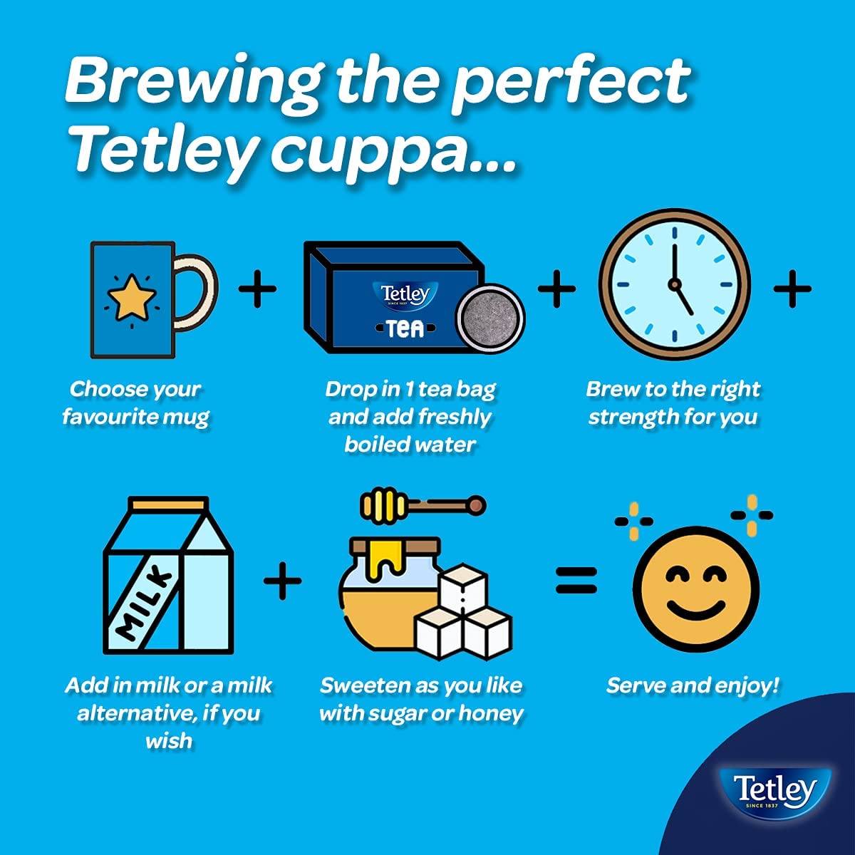 Tetley Decaf Teabags 80's - UK BUSINESS SUPPLIES