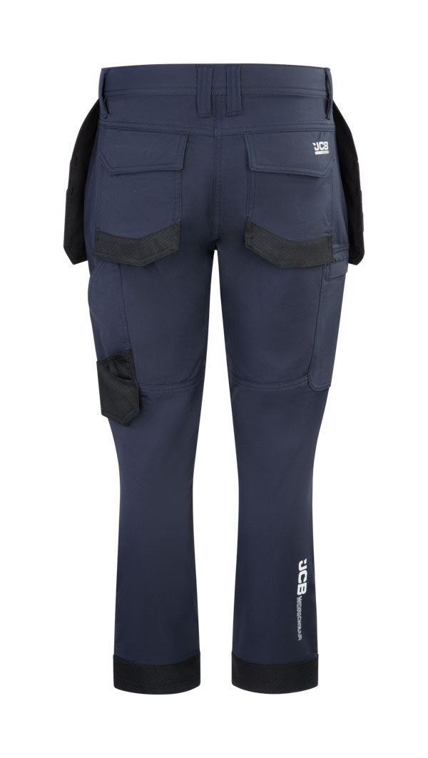 Jcb Ladies Stretch Holster Pocket Trouser Navy ALL SIZES