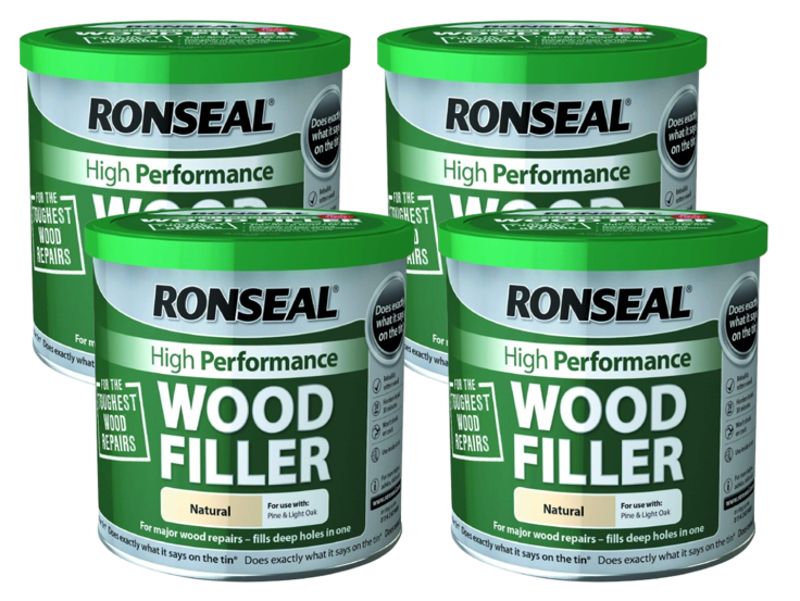 Ronseal 35304 High Performance Wood Filler - Natural 550G