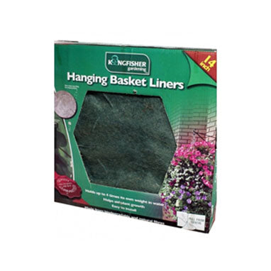Kingfisher 14inch Hanging Basket Liner - UK BUSINESS SUPPLIES