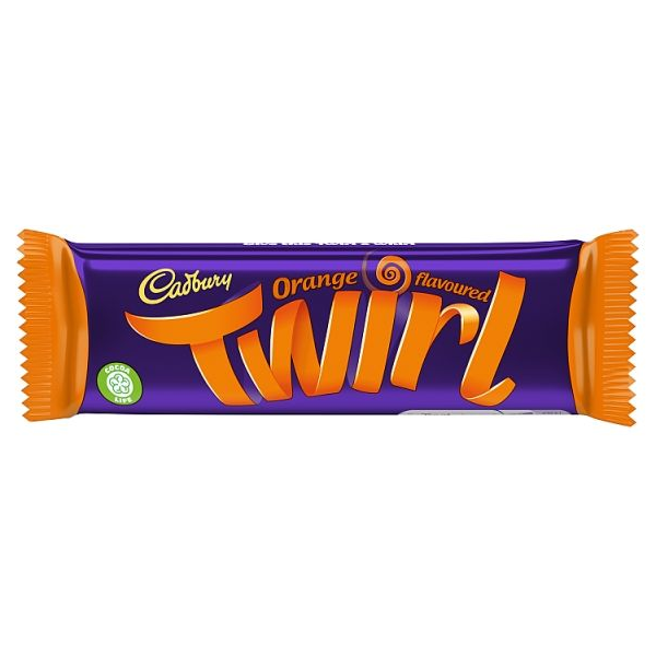 Cadbury Twirl Orange Chocolate Bar 48x43g