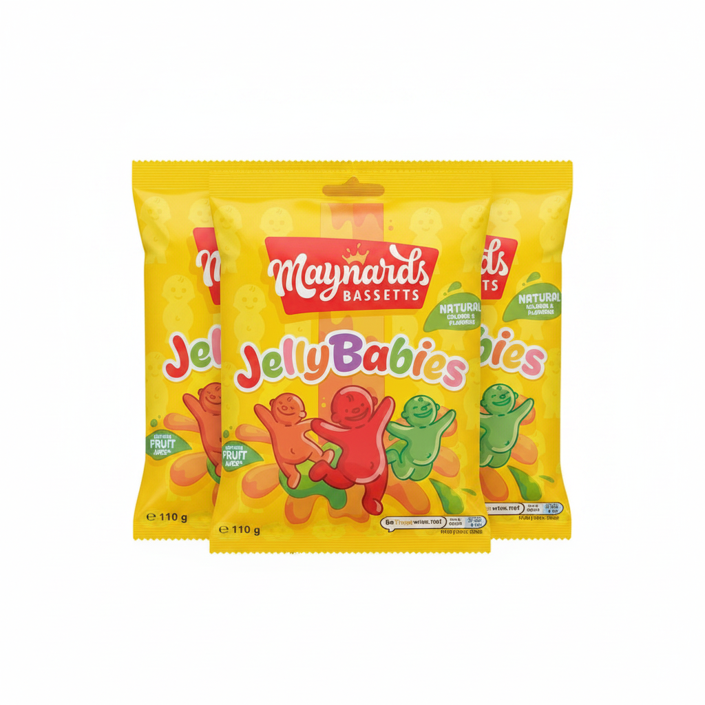 Maynard Bassetts Jelly Babies Sweets Bag 110g