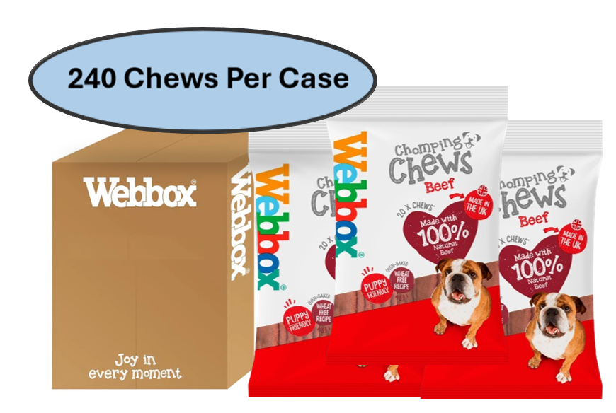 Webbox Prime Chomping Chews Beef 200g