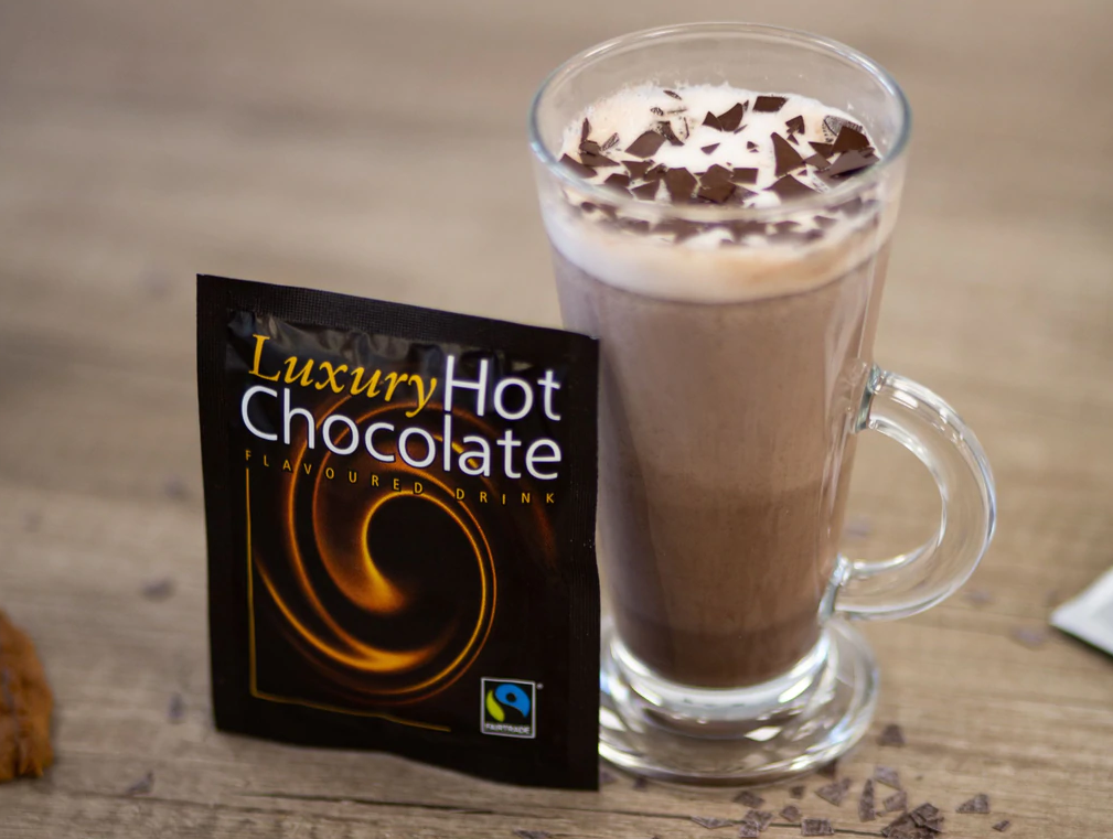 Fairtrade Luxury Hot Chocolate Sachets 100's - UK BUSINESS SUPPLIES