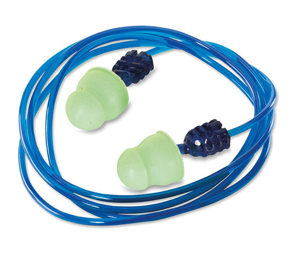 Beeswift Qed Snr36 Corded Foam Ear Plugs Green Box 200's