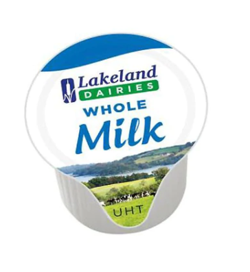 Lakeland Full Fat Milk Pots (Pack of 120)