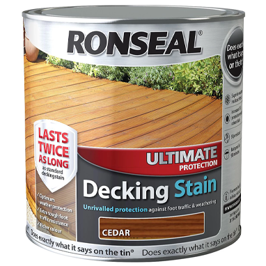 Ronseal Ultimate Decking Stain Cedar 5 Litre