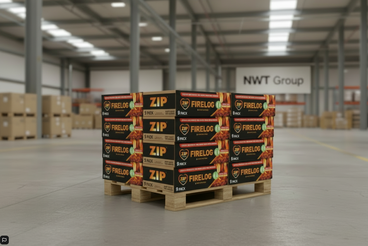 Zip Firelog | 100% Natural | Easy to Start | Upto 90m Per Log