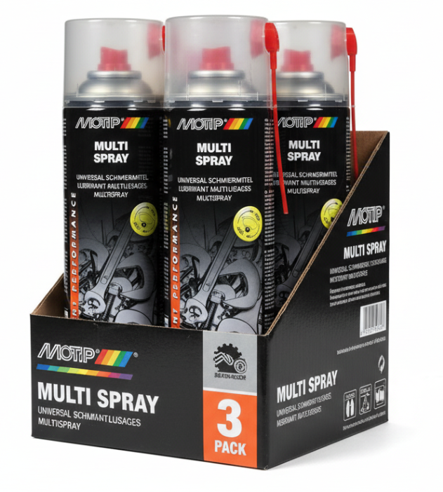 Motip Multi Spray | Universal Lubricant | 1 x 500ml Aerosol