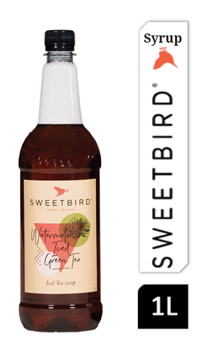 Sweetbird Watermelon Iced Green Tea Syrup 1litre (Plastic)