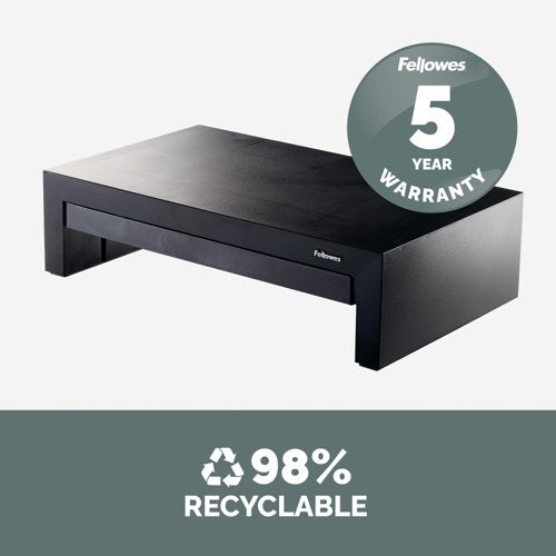 Fellowes Designer Suites Monitor Stand Black 8038101