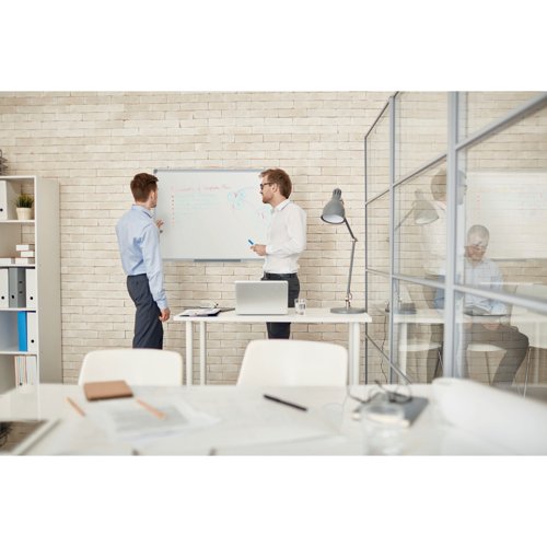 Bi-Office Earth Non-Magnetic Melamine Drywipe Board 1200x900mm MA0500790