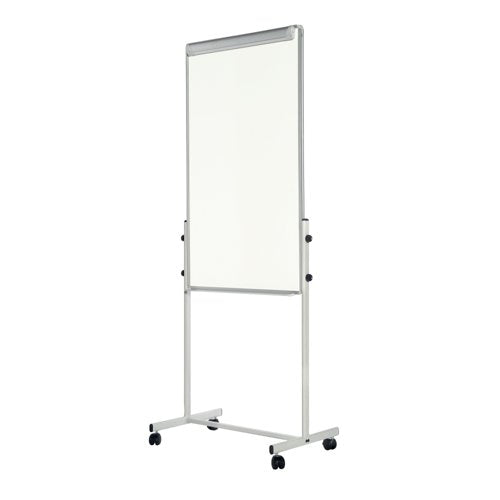 Bi-Office White Portable Duo Board And Flipchart Easel EA4724075