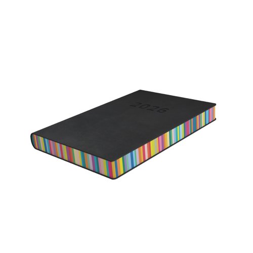 Collins Edge Diary Day Per Page A5 Charcoal 2026 ED151.U96-26