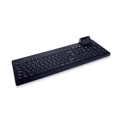 Cherry AKC8200 Hygiene Keyboard with Integrated Smartcard Reader Black AKC8200FUVB/UK