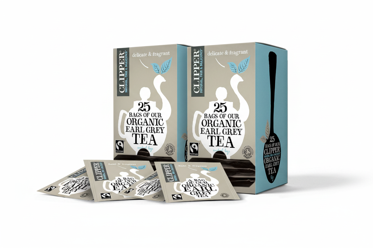 Clipper Fairtrade Organic Earl Grey Enveloped Infusion Tea 25