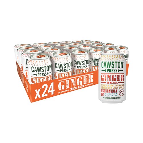Cawston Press Ginger Beer Soft Drink 330ml Can (Pack of 24) CANS104
