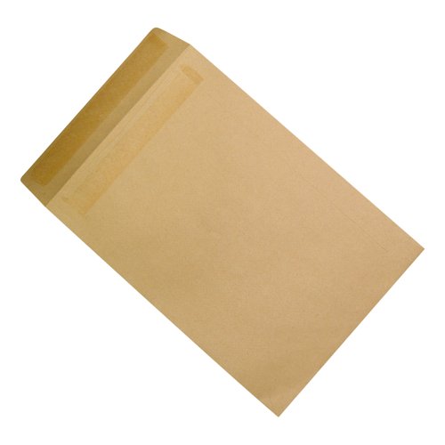 5 Star Recycled Pocket Envelopes Self Seal 115gsm 406x305mm Manilla (Pack of 250) D90023