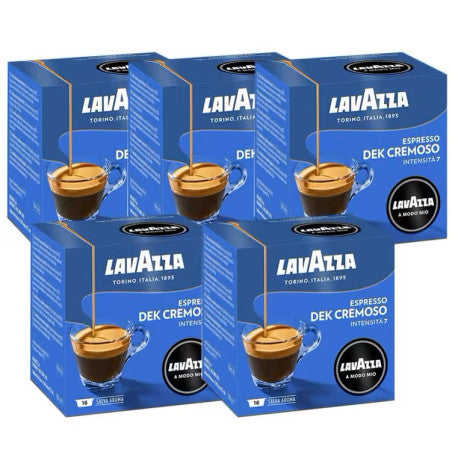 Lavazza A Modo Mio Dek Cremoso Decaf Espresso Eco Caps 16 Capsules