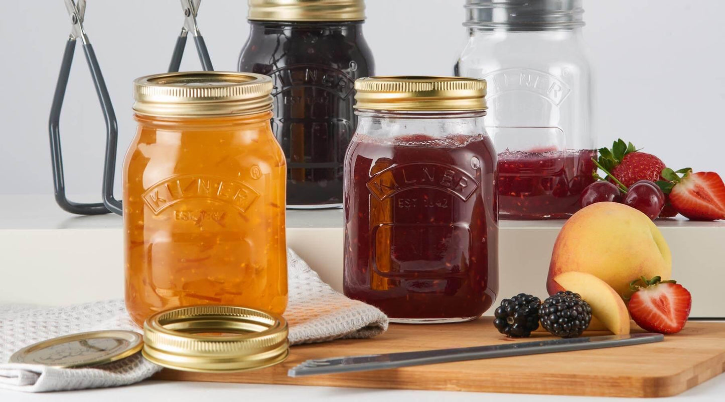 Kilner Wide Mouth Screw Top Lid Preserving Glass Jar 0.5 Litre Transparent (0025.888)
