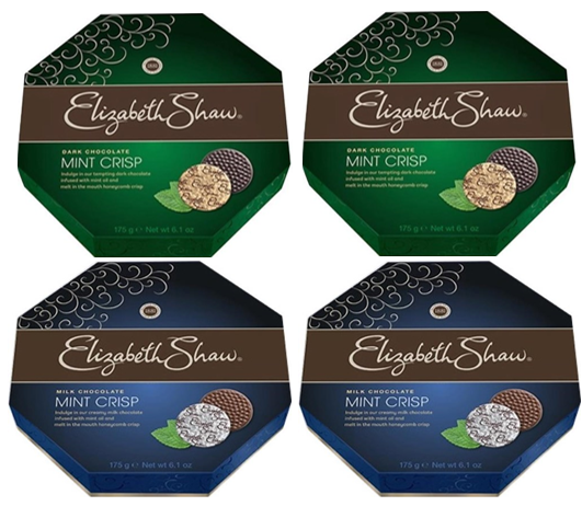 Elizabeth Shaw Milk Mint Wrapped Crisp Chocolates - 4 x Pack's of 26 {104's} - UK BUSINESS SUPPLIES