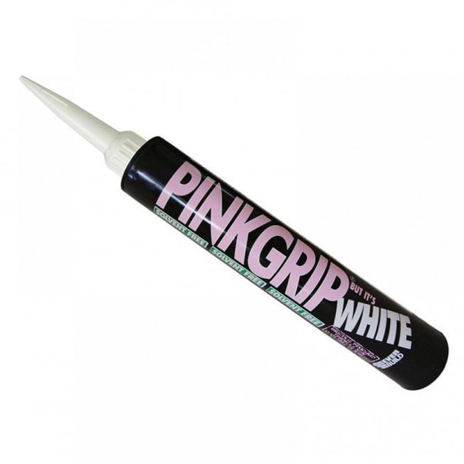 Everbuild Pinkgrip | Solvent Free | Dries WHITE | 380ml Cartridge