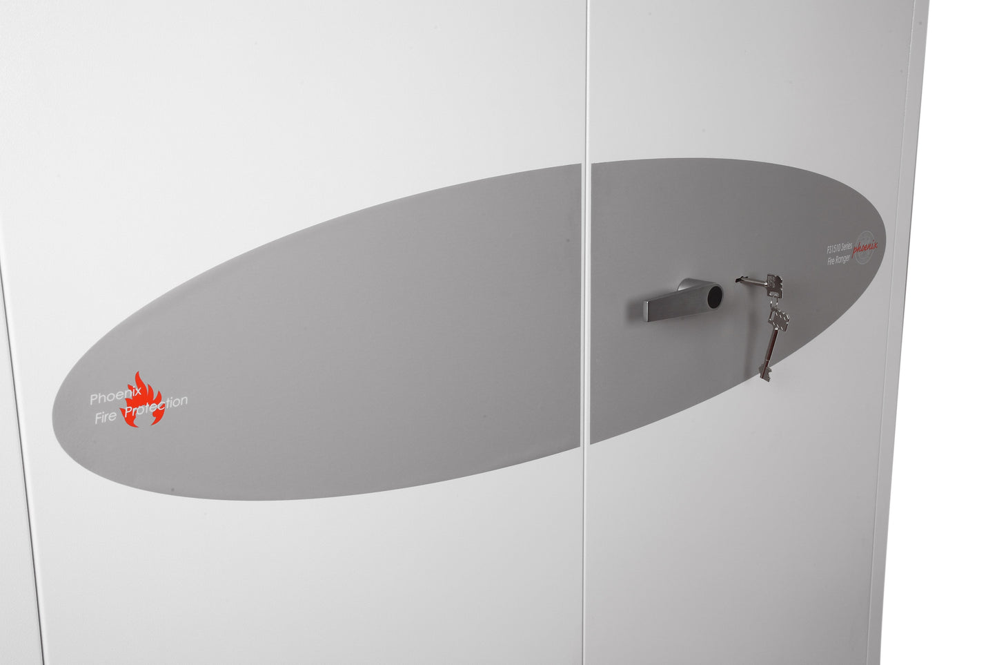 Phoenix Fire Ranger Size 4 Fire Safe Key Lock White FS1514K