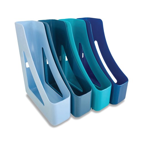 5 Star Magazine File Cool Breeze (Pack of 4) FS676677