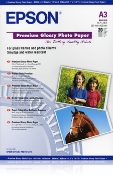Epson A3 Glossy Photo Paper 20 Sheets - C13S041315