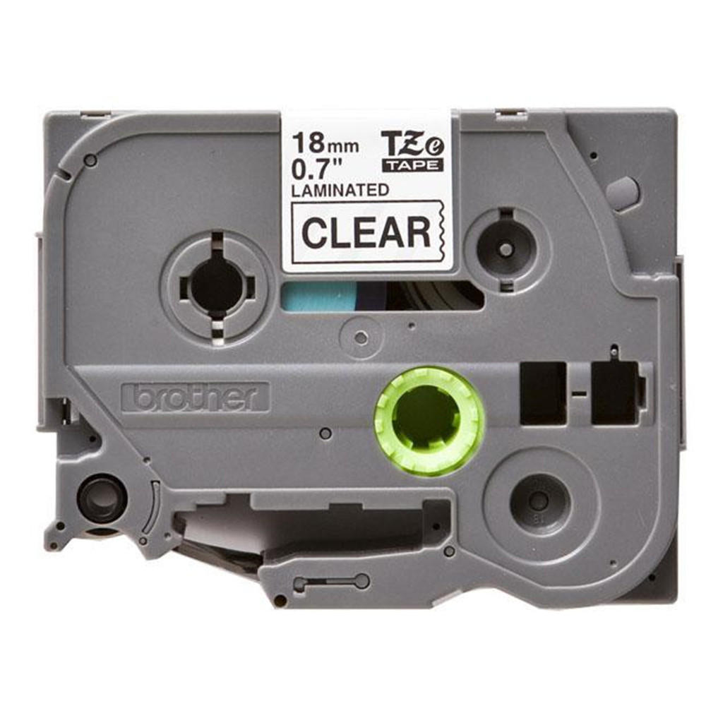 Brother Black On Clear Label Tape 18mm x 8m - TZE141