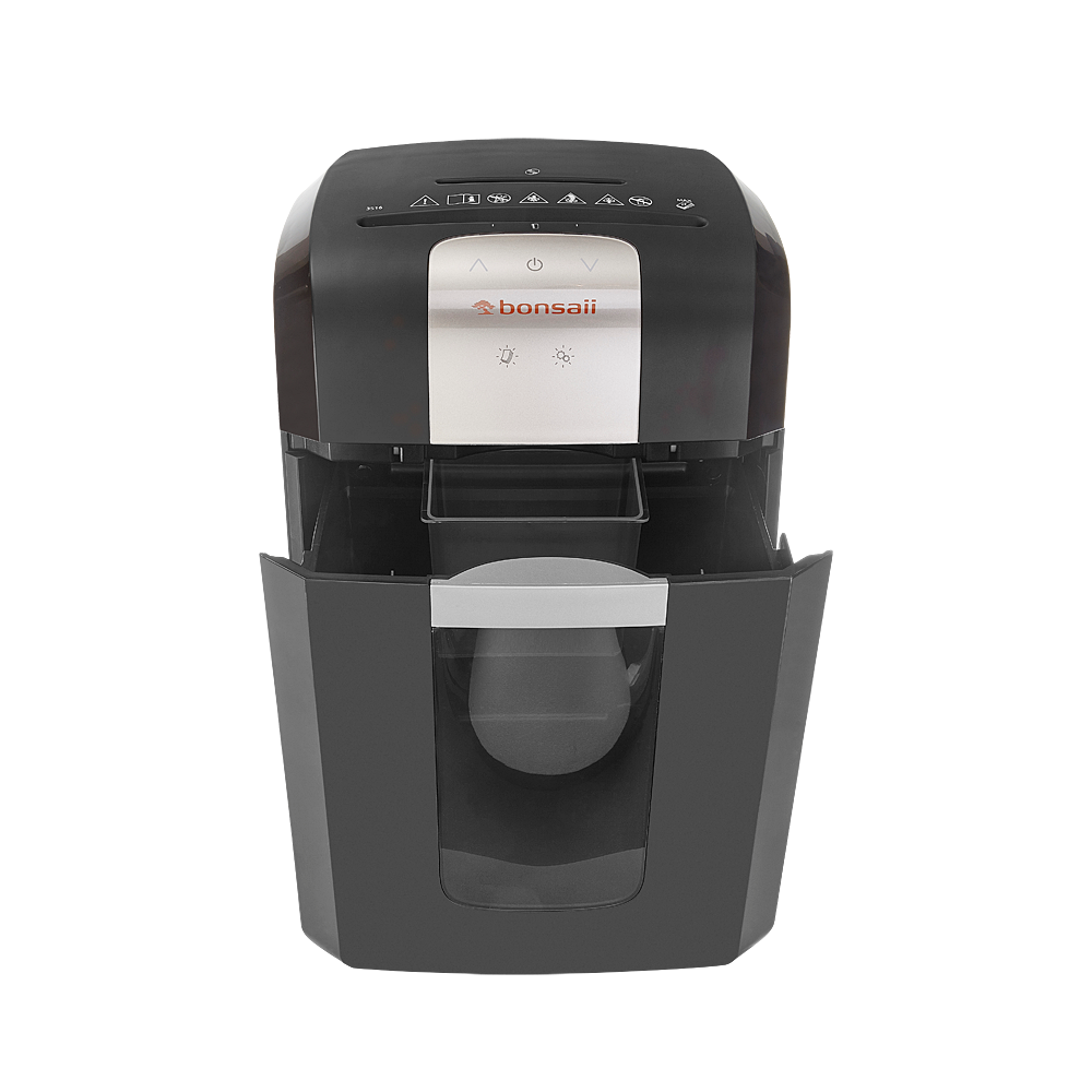 Bonsaii 3S16 Cross Cut Shredder 16 Litre 12 Sheet Black - 50010
