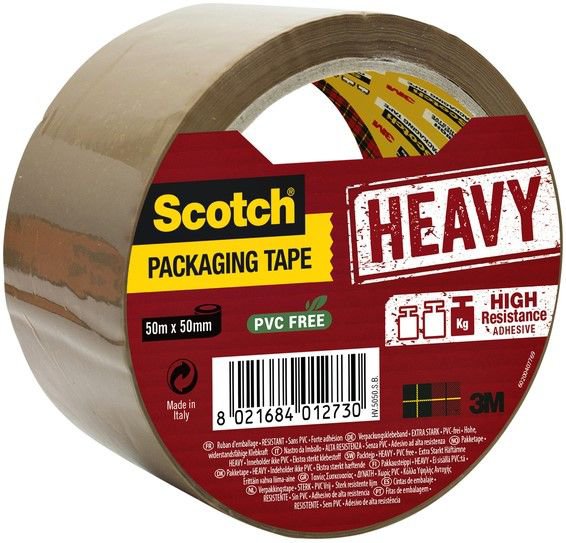 Scotch Packaging Tape Heavy Brown 50mm x 50m (Pack 1) 7100094742