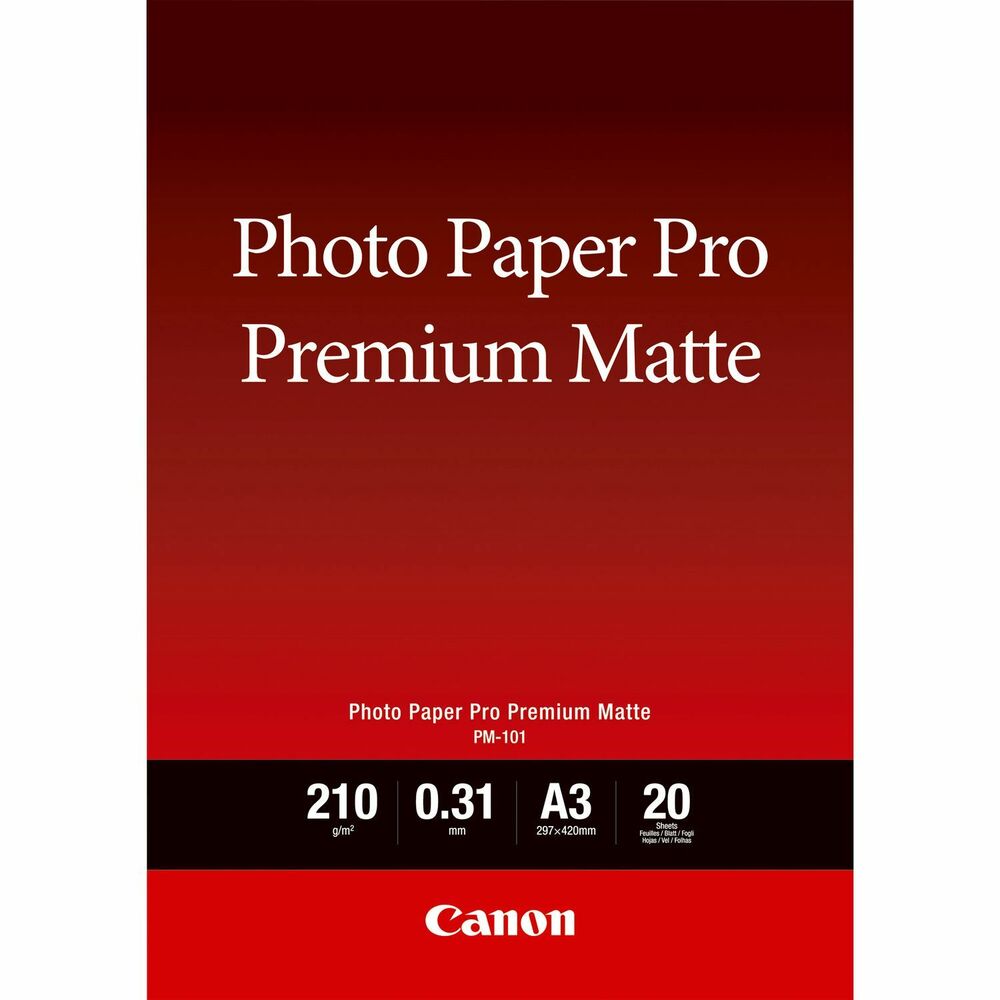 Canon PM-101 A3 Premium Matte Photo Paper - 8657B006