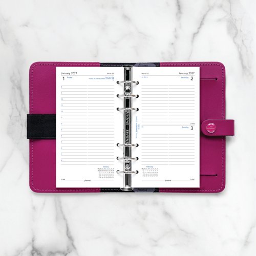 Filofax Refill Day Per Page Personal White 2027 27-68441