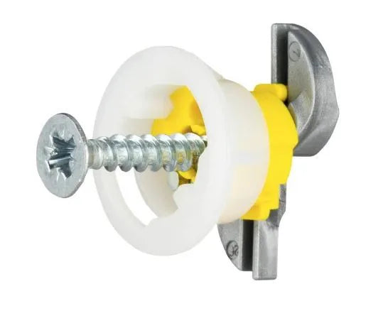 Gripit Yellow Curtain Kit - Pack of 6 - Heavy Duty Plasterboard Fixings 71kg