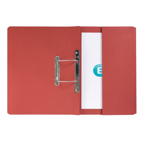 Elba Spring Pocket File Mediumweight Foolscap Red (Pack of 25) 100090149
