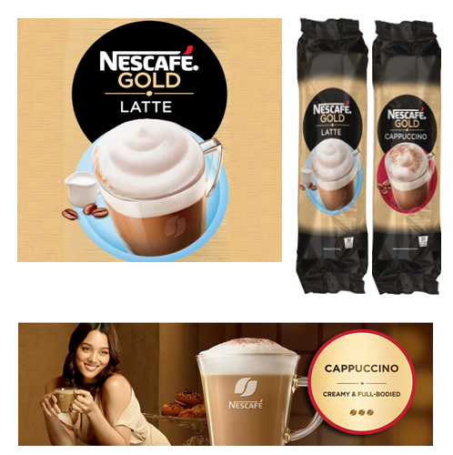 Nescafe Cappuccino Gold Coffee In-Cup Vending (8 x 25 Cups)