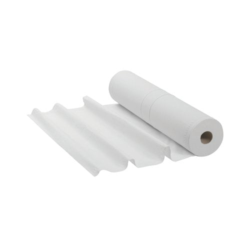 Scott Essential Couch Cover Roll 1-Ply 200 Sheets White Pack of 6 7370
