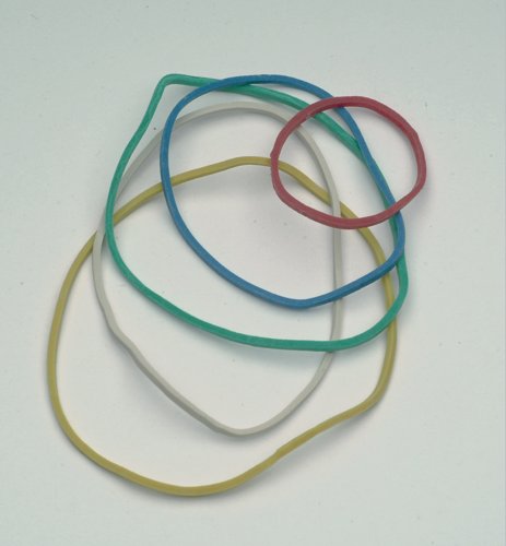 Q-Connect Rubber Bands Assorted Sizes Coloured 15g (10 Pack) KF02032Q