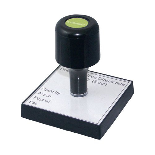 Q-Connect Voucher For Custom Rubber Stamp 75x35mm KF02102