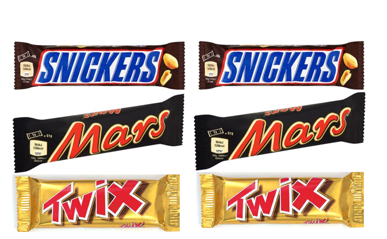 Mars Favorites 104 BARS ! Twix ,Mars Bars & Snickers