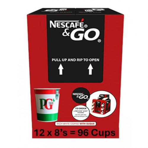 Nescafe & Go PG Tips White Sleeve of 8