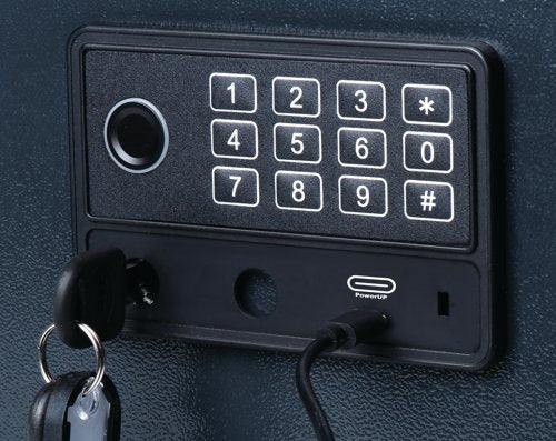 Pavo High Security Advanced Steel Key Cabinet 100 Key Capacity Dark Grey DF77301