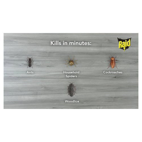 Raid Ant and Cockroach Killer Aerosol 300ml Pack of 6 97734